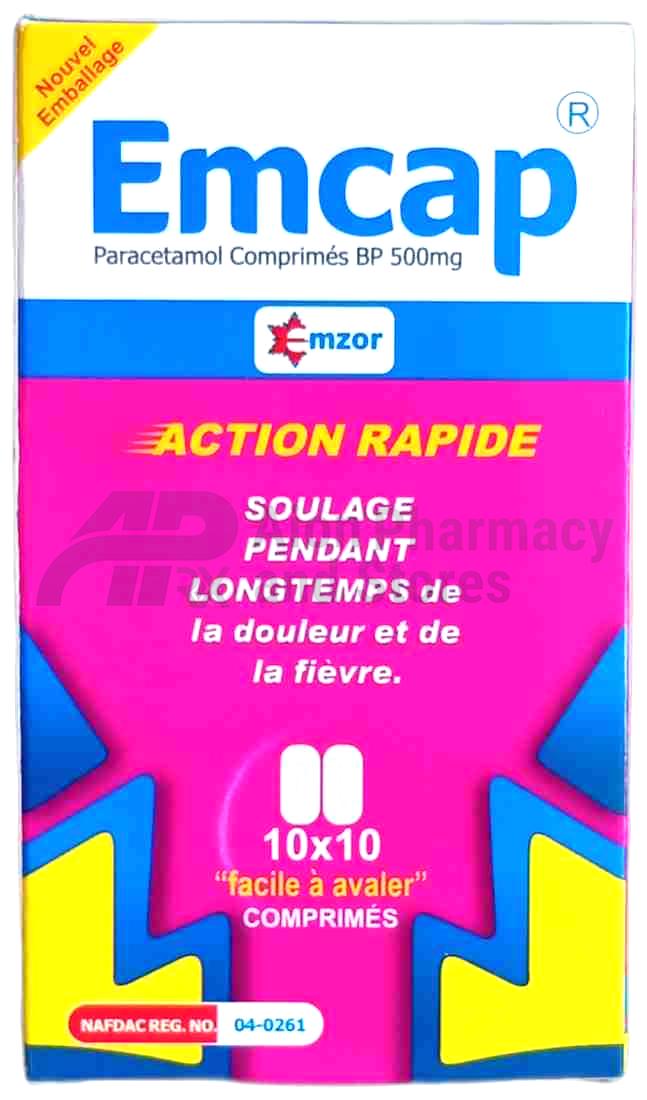 Emcap 500Mg Caplets X 10