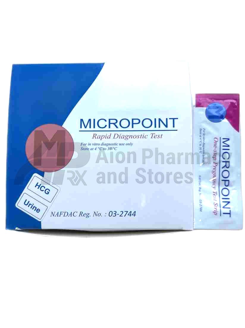 Micropoint Rapid Diagnostic Test For Pregnancy